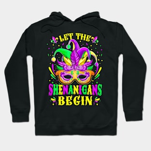 Let The Shenanigans Begin Mardi Gras Kids Men Women Hoodie